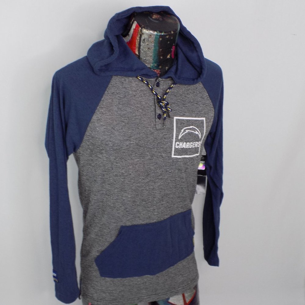 LA Chargers NFL Team Apparel Womens Long Sleeve Pullover Hoodie Sz Small - Picture 3 of 8